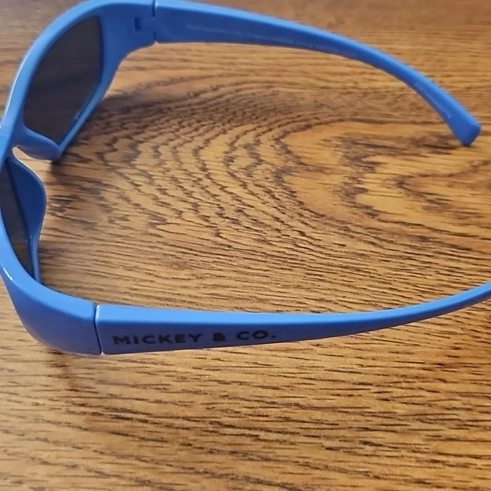 Toddler Blue Sunglasses with Black Lenses